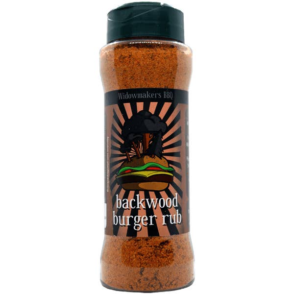 Widowmaker BBQ's Backwood Burger Rub for wholesale by Widowmakers BBQ
