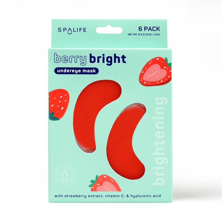 Berry Bright Brightening Oogmaskers - 6 Paar voor wholesale door My Spa Life