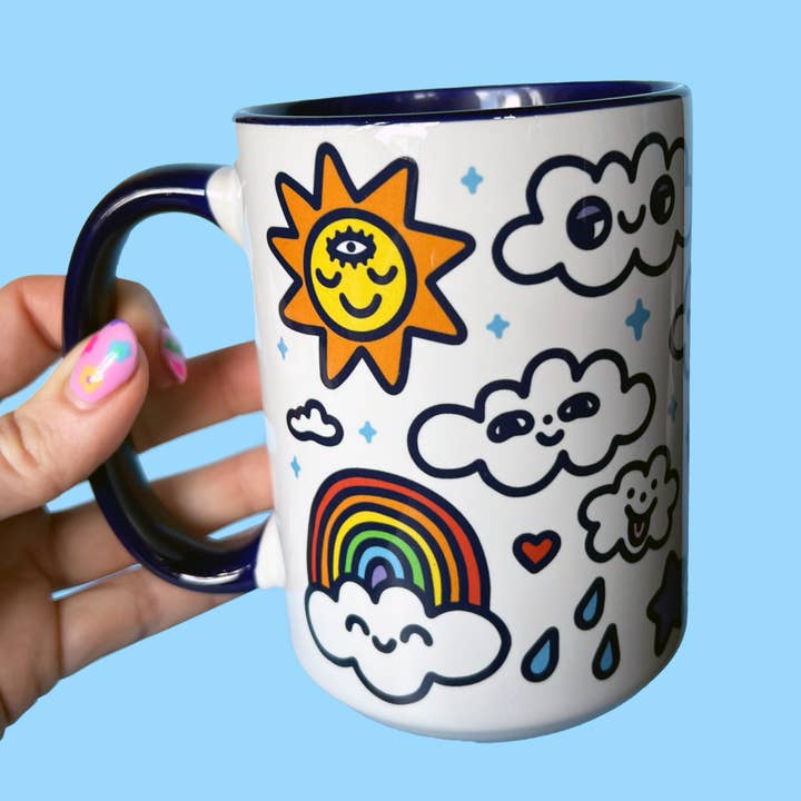 Mug - Cloudy Daze for wholesale by Wokeface