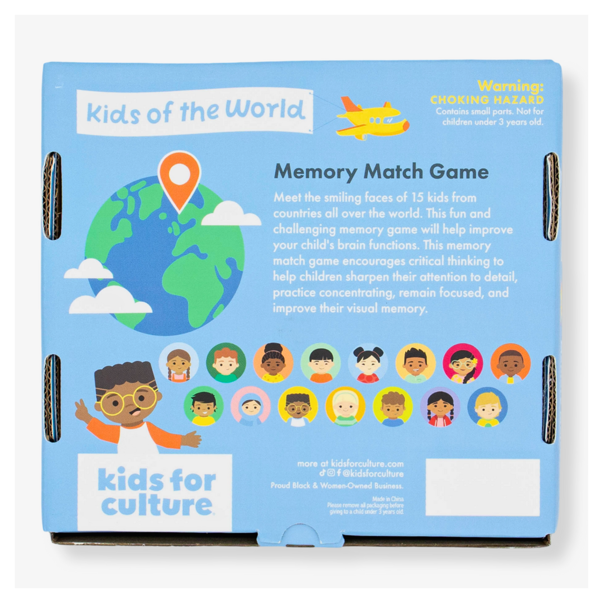 Kids For Culture – wholesale Brain game – Child – Kids of the World: Memory Match Game5