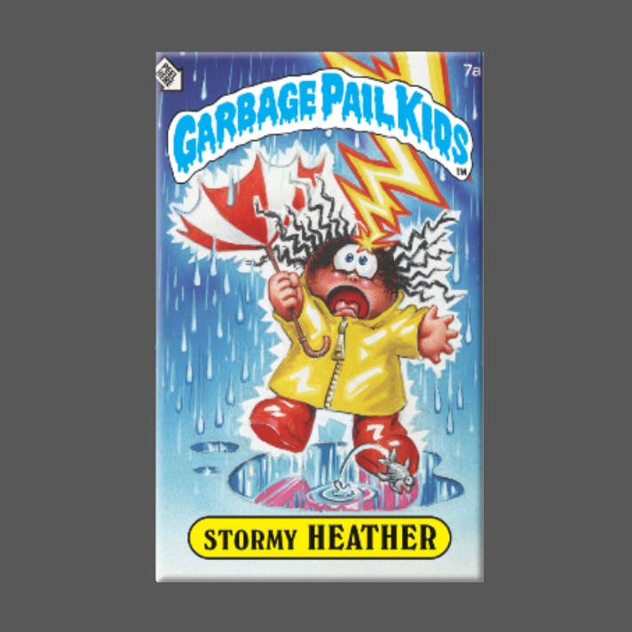 Ba Ba Buttons – Engroshandel Magnet – GARBAGE PAIL KIDS, Stormy Heather, Magnet, Knap, GPK