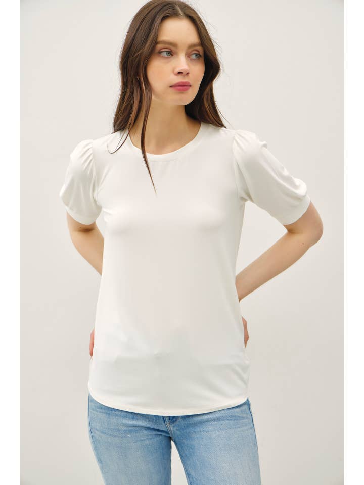 Be Cool - Wholesale Knit Top - Women's - BAMBOO/MODAL ULTRA SOFT VOLUME SLEEVE BASIC TOP 4