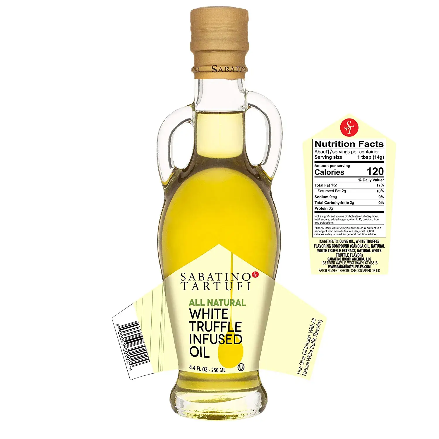 Sabatino Truffles - Wholesale Olive Oil - All Natural White Truffle Oil 8.5oz2