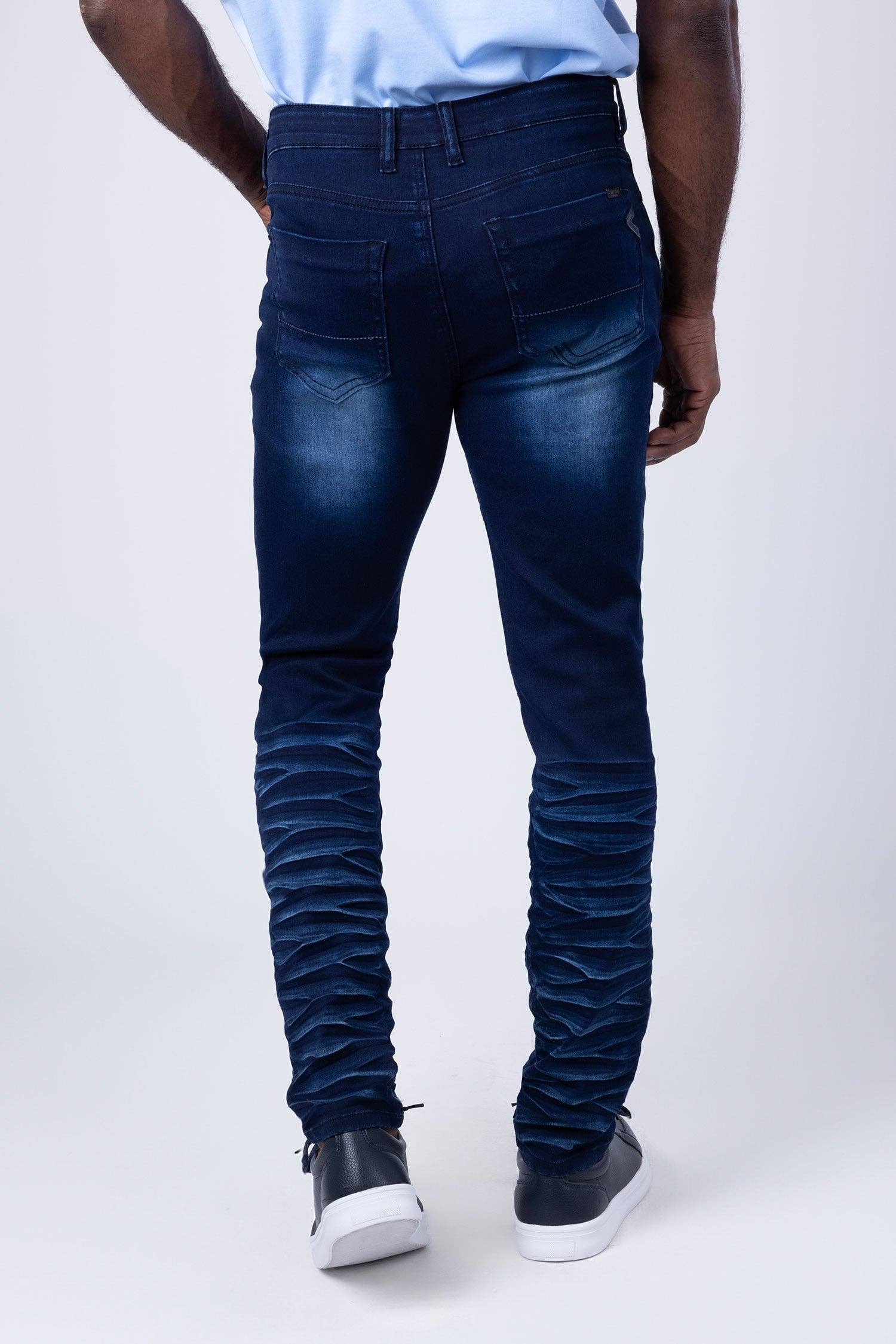 BARABAS - Wholesale Jeans - Men's - Men's Crumpled Effect Premium Denim Jeans 4JE1410