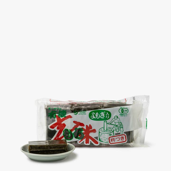 Irasshai - Wholesale Rice - Whole Grain Rice Mochi with Mugwort - 300G