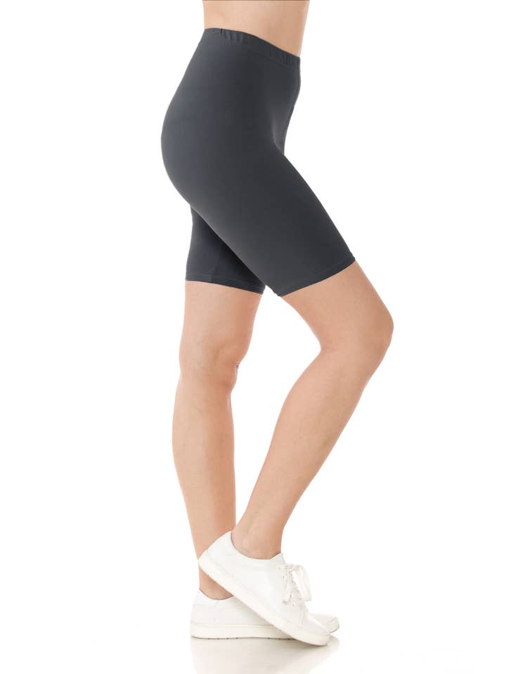 Leggings Depot - Wholesale Athletic Shorts - Women's - Buttery Soft Solid Biker Shorts5