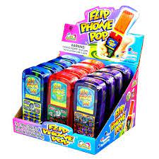 Long Island Candy Factory – wholesale Klubba – Kidsmania Flip Phone Pop 12 räkningar