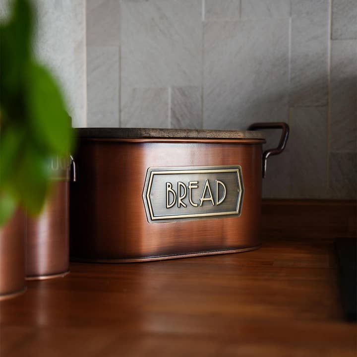 Rozi - Wholesale Bread Box - Copper Bread Bin2