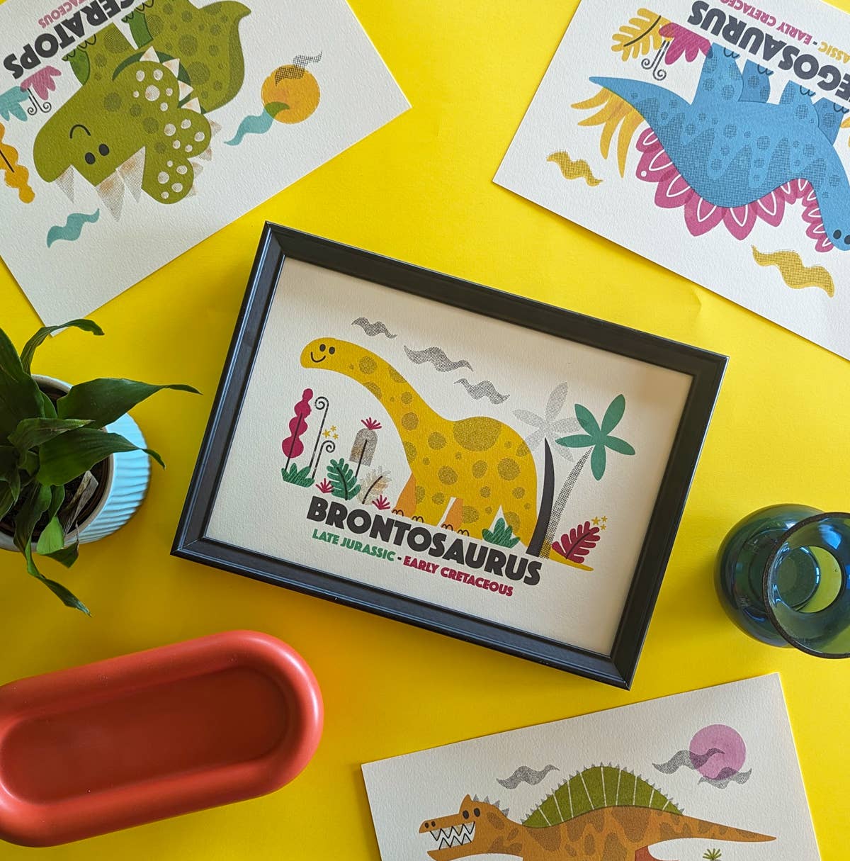 Pintachan Studio - Wholesale Art Print - Brontosaurus | Art Print1