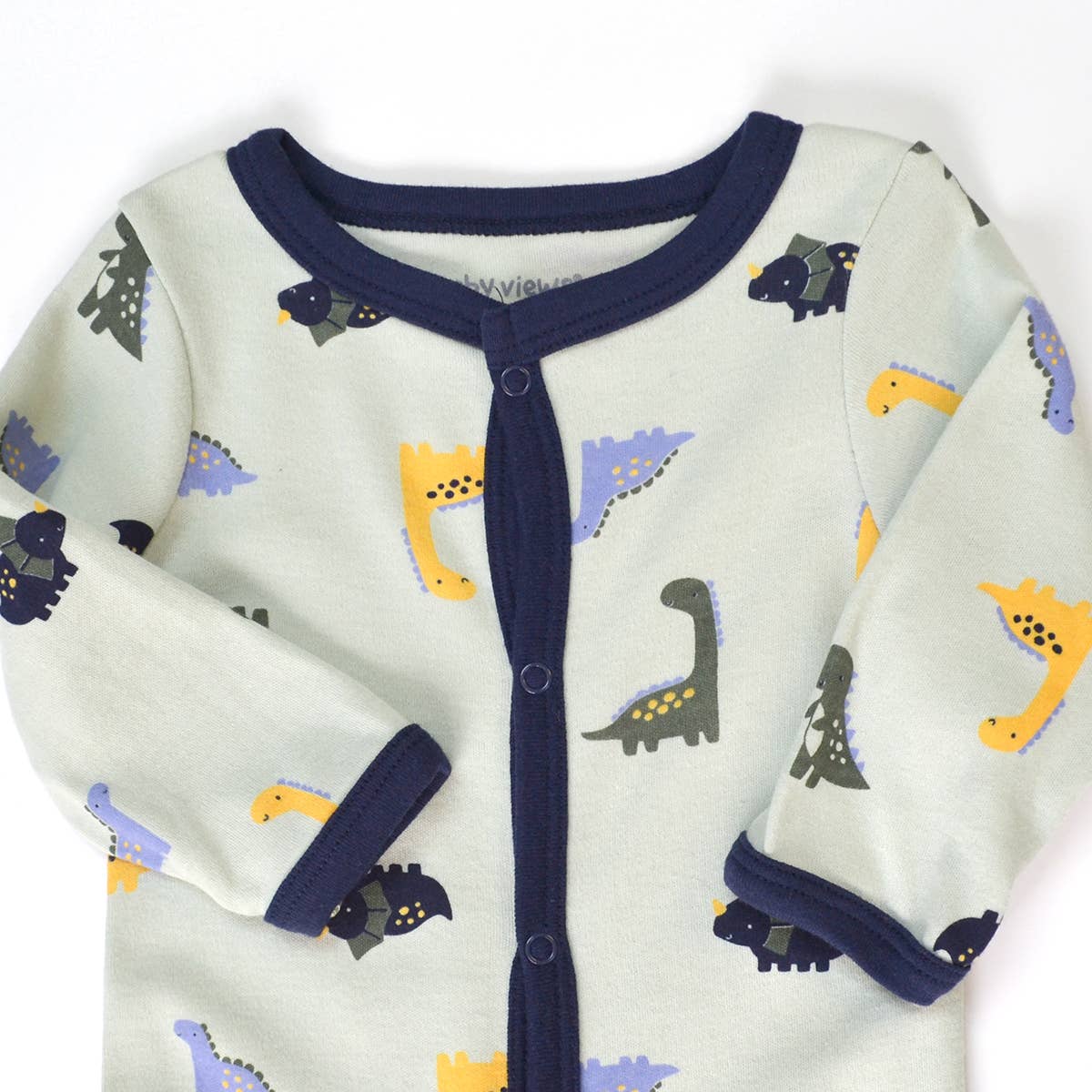 Lollipop Dreams - Wholesale Sleepsuit - Baby - Dinosaurs Pattern Zipper Footie Pajamas Romper2