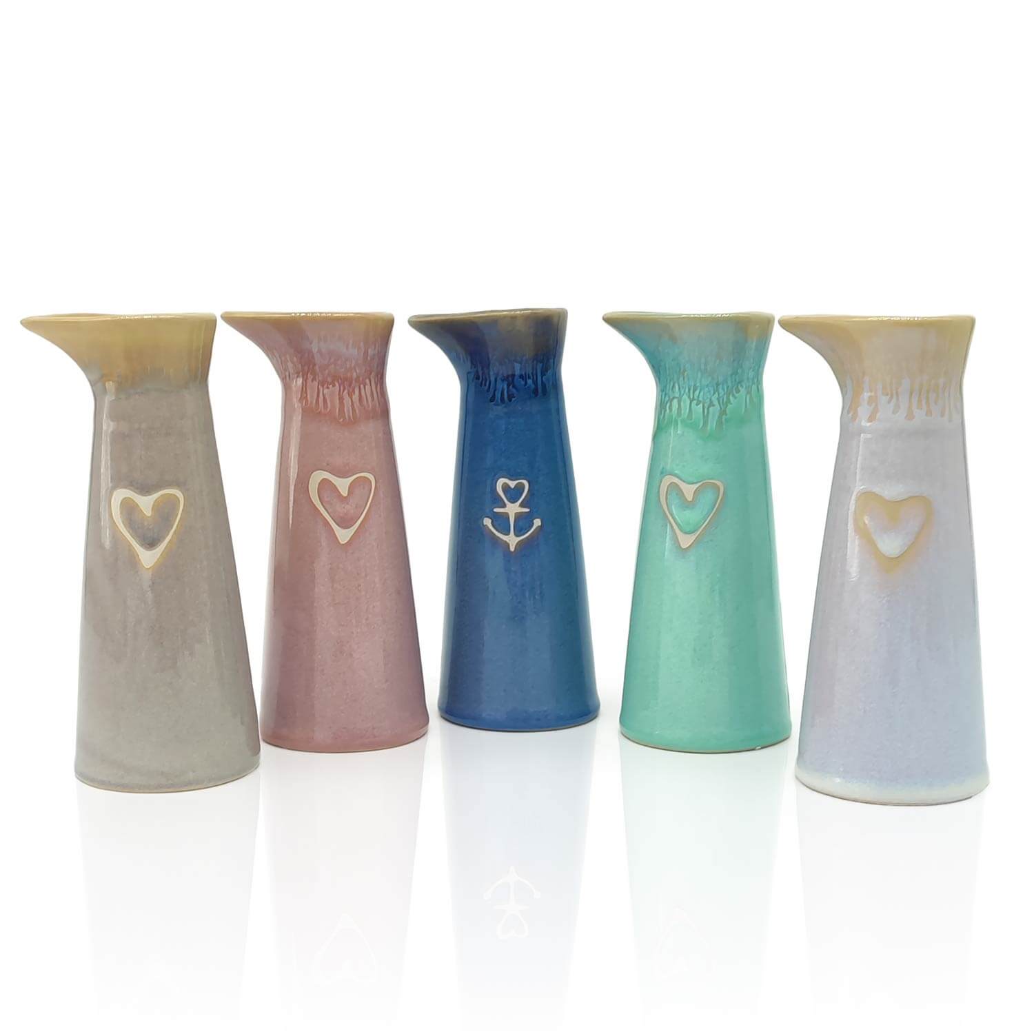 Mea-Living - Wholesale Coffee Mug - Stoneware milk jug "Heart" pink3