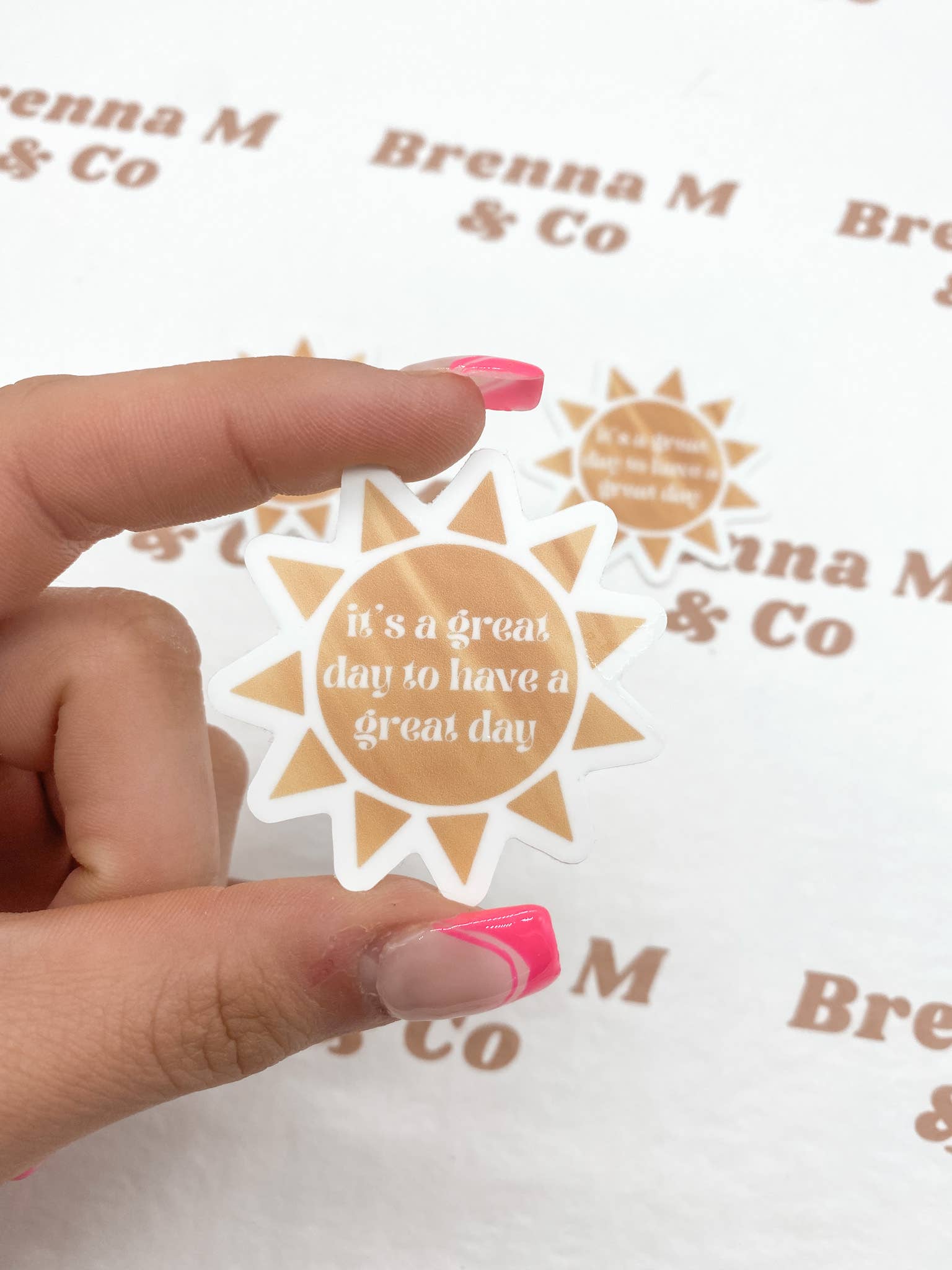 It's A Great Day To Have A Great Day Sun Sticker