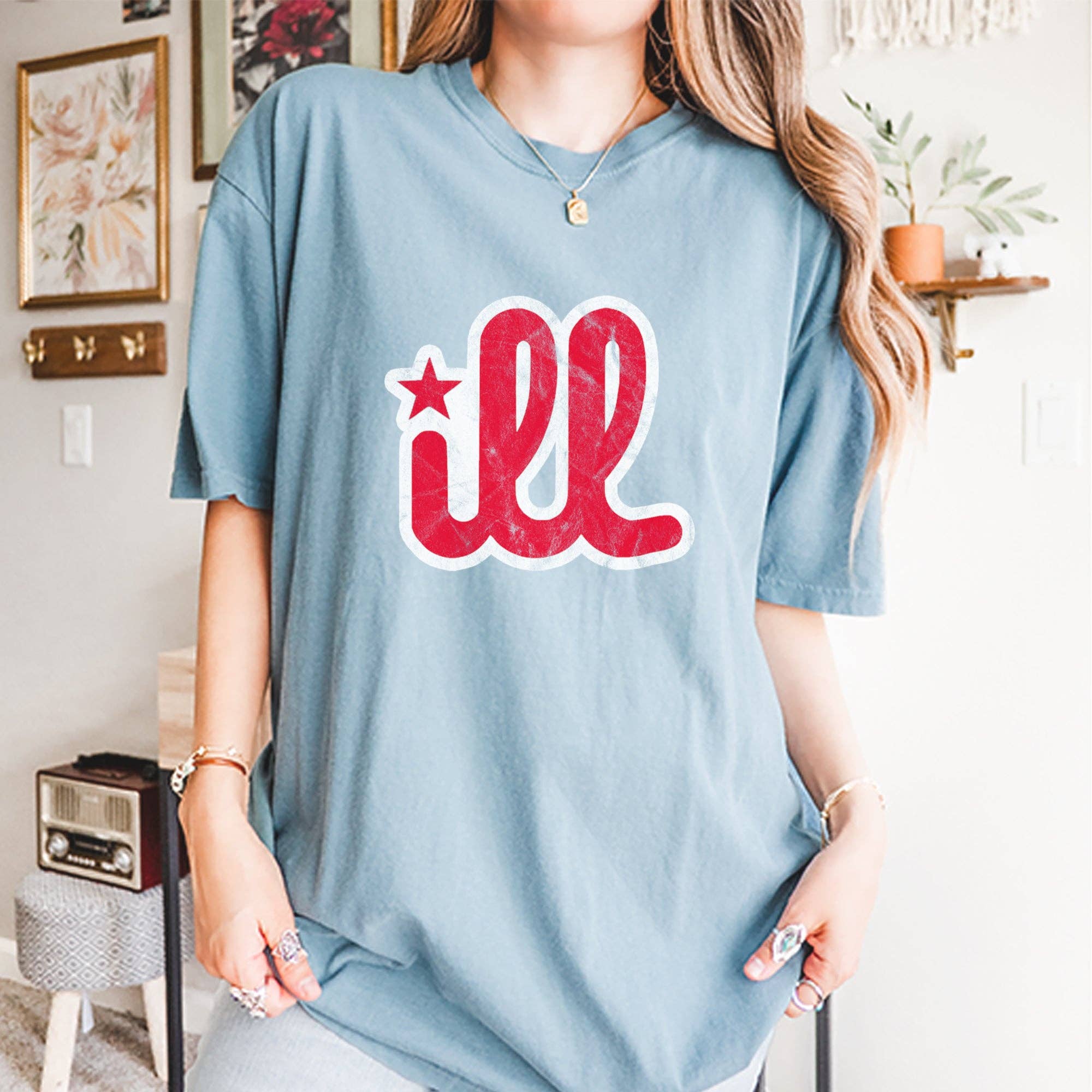 Expression Tees - Vente T-shirt sérigraphié – femme - ILL Vintage C'est Un Truc De Philly T-shirt Vintage Doux Unisexe15