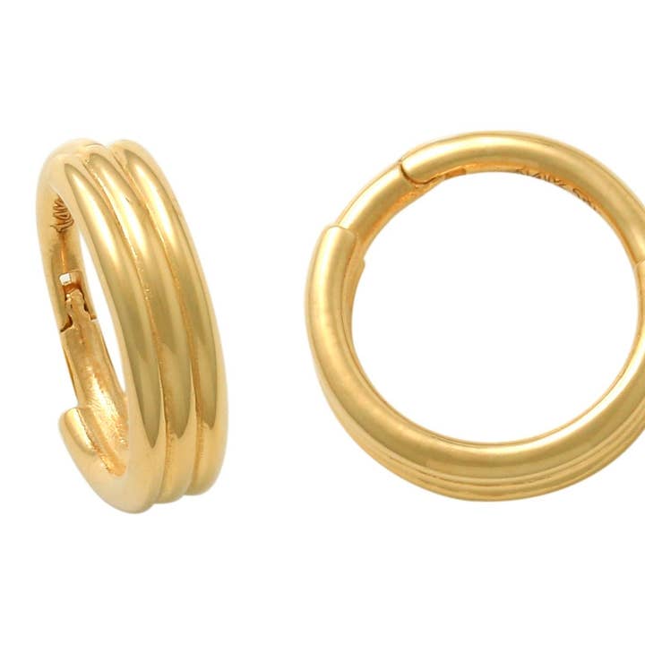 Aro de Septum de Oro Macizo de 10kt, Piercing Daith, Aros para Nariz #19 para venta al por mayor de Zahav Jewelry