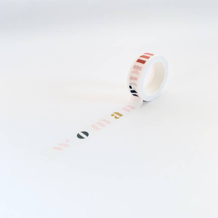 WOMAN TEXT TAPE for wholesale by Greta Jane