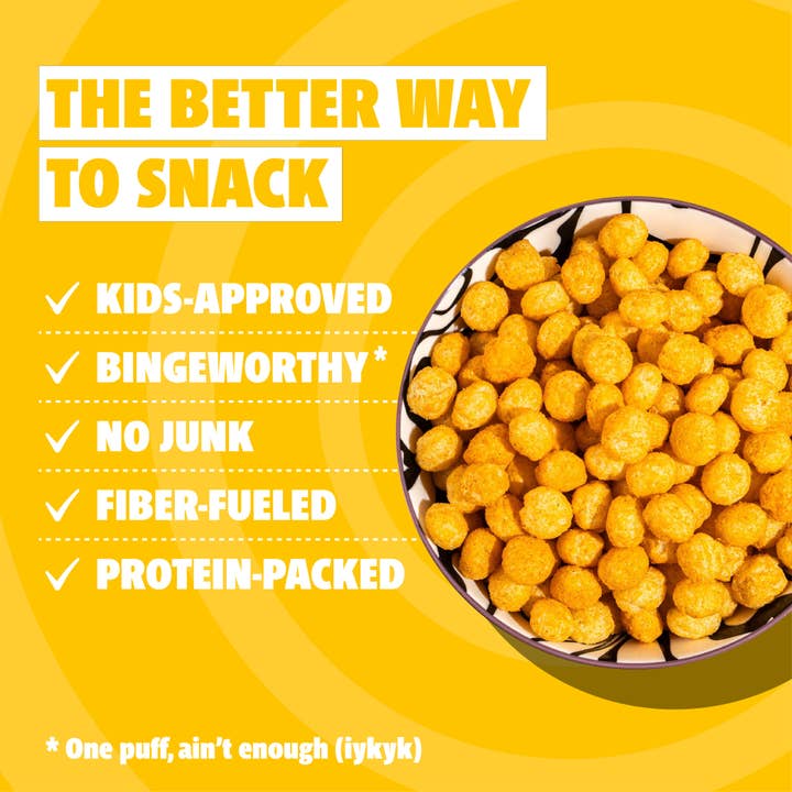 Plant Up - Wholesale Puffed Snack - Maple Masala High-Protein Puffs