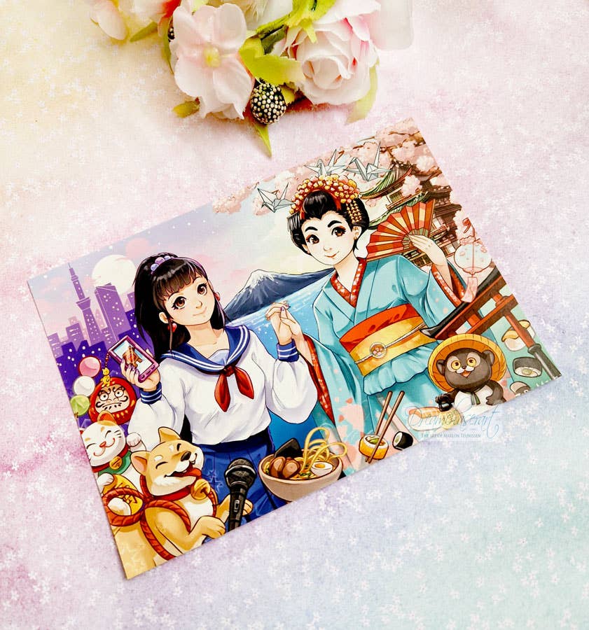 Dreamchaserart - Venta al por mayor Tarjeta postal - Japón — Tarjeta postal2