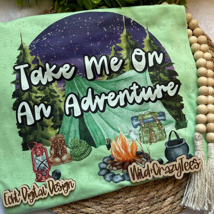 NIMM MICH MIT AUF EIN ABENTEUER-T-SHIRT für den Großhandel von Wild+Crazy Tees and More