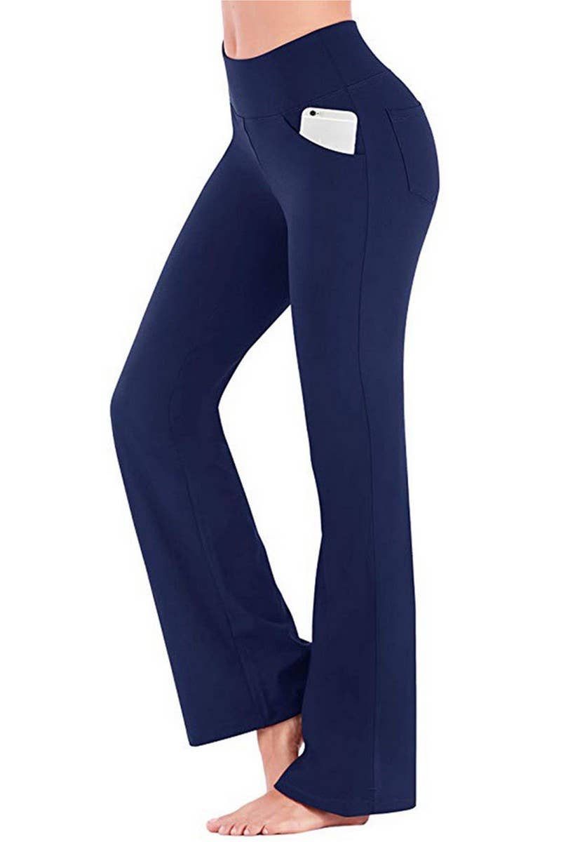 NINEXIS - Wholesale Pants - Women's - CWBLP01152_WOMEN HIGH WAIST FLARE LEG YOGA PANTS6