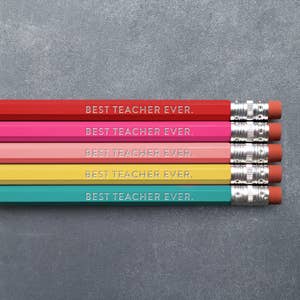 OOPS! Imperfect Black 20 Pencil Set, Random selection of Funny Teacher  Pencils, Mom Pencils, or Boss Pencils
