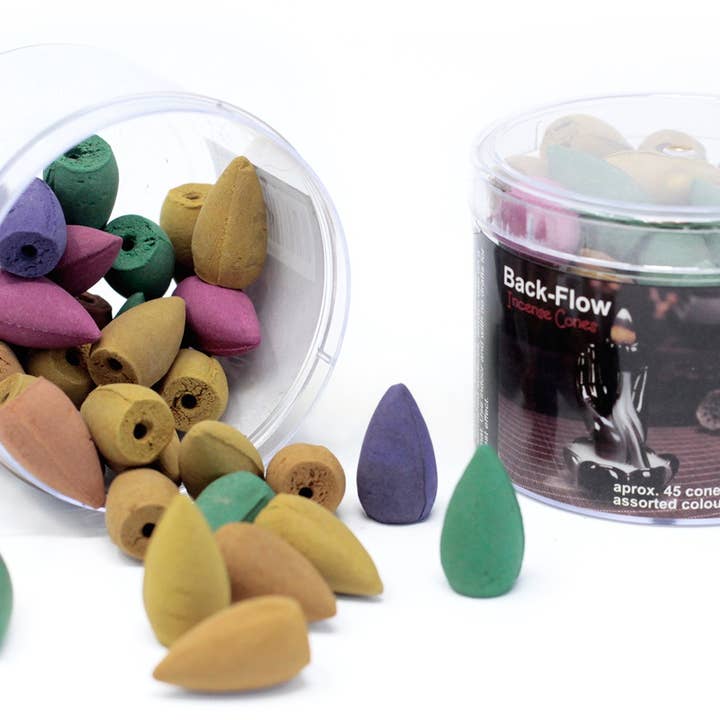 Ancient Wisdom - Wholesale Incense - Tub of Back Flow Incense Cones (aprox 45)2
