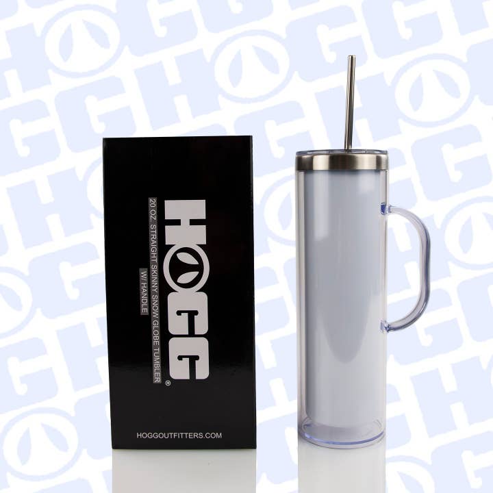 Hogg Outfitters - Wholesale Insulated Mug/Tumbler - 20oz SUBLIMATIONSKINNY SNOW GLOBE TUMBLER w/ HANDLE