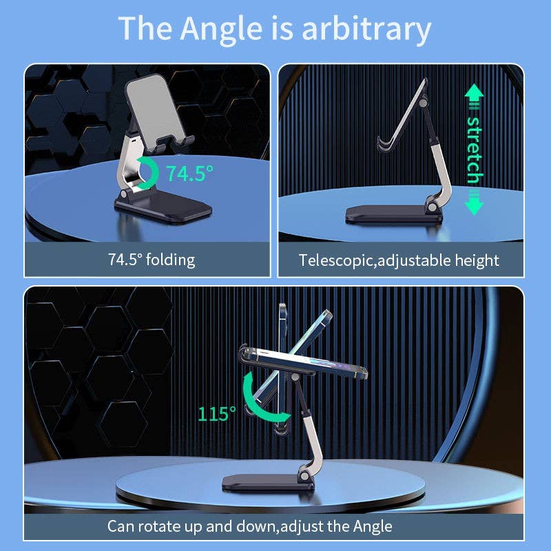 VIGOR - Wholesale Phone/Tablet Stand - Q7 Multi-function Lift Phone Stand for Desk Portable Foldabl9