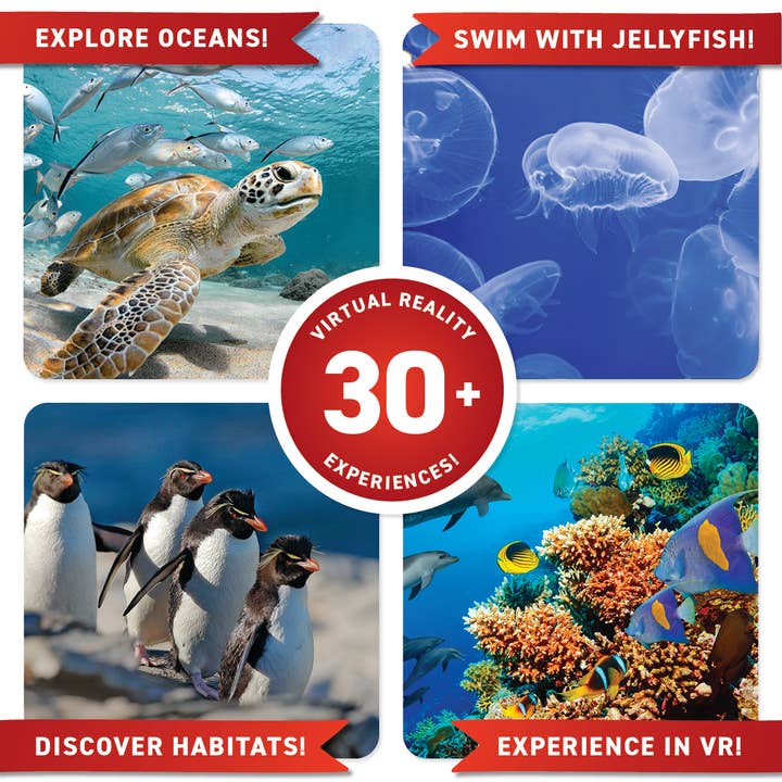 Abacus Brands, Inc. - Wholesale Book - Kids - Virtual Reality Discovery Gift Set w/ DK Book - Oceans!