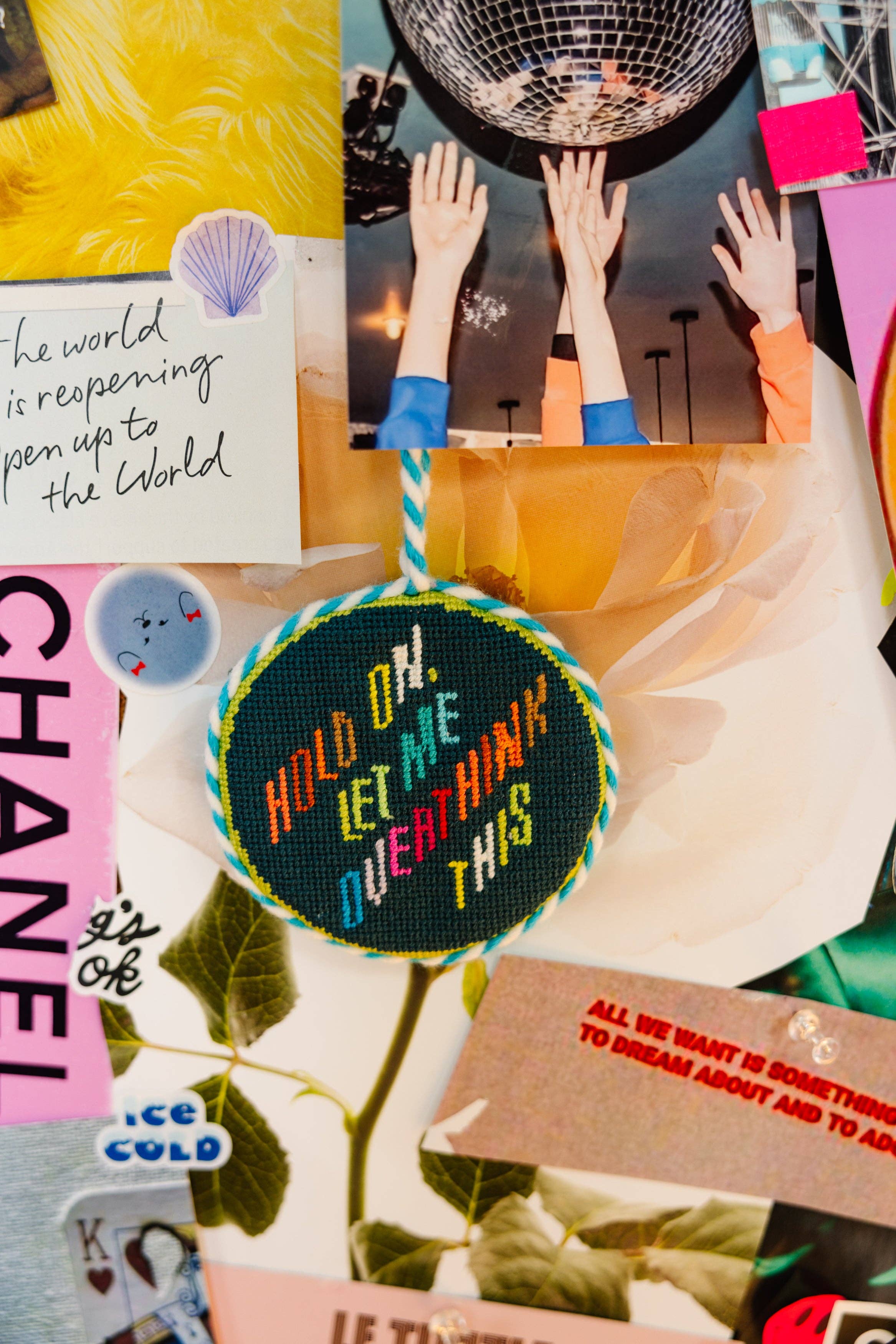 Furbish Studio - Wholesale Ornament - Needlepoint Ornament - Overthink3