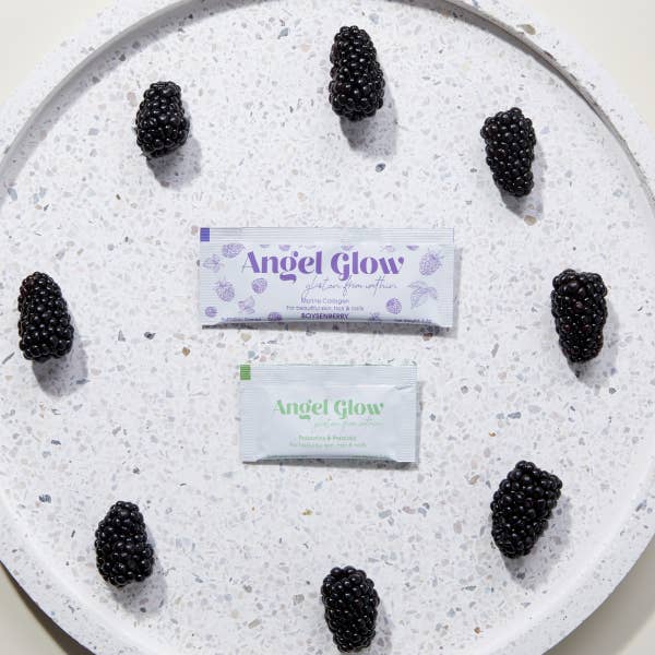 Angel Glow - Wholesale Powdered Health Drink - Angel Glow Marine Collagen Boysenberry3