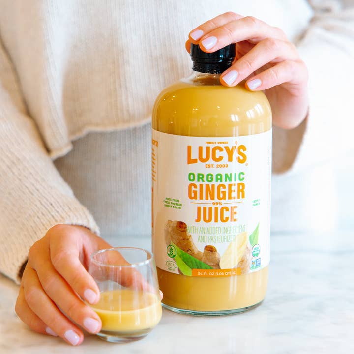 Lucy's - Wholesale Wellness Juice/Tonic - Lucy's Family Owned - Organic Ginger Juice 34oz.3