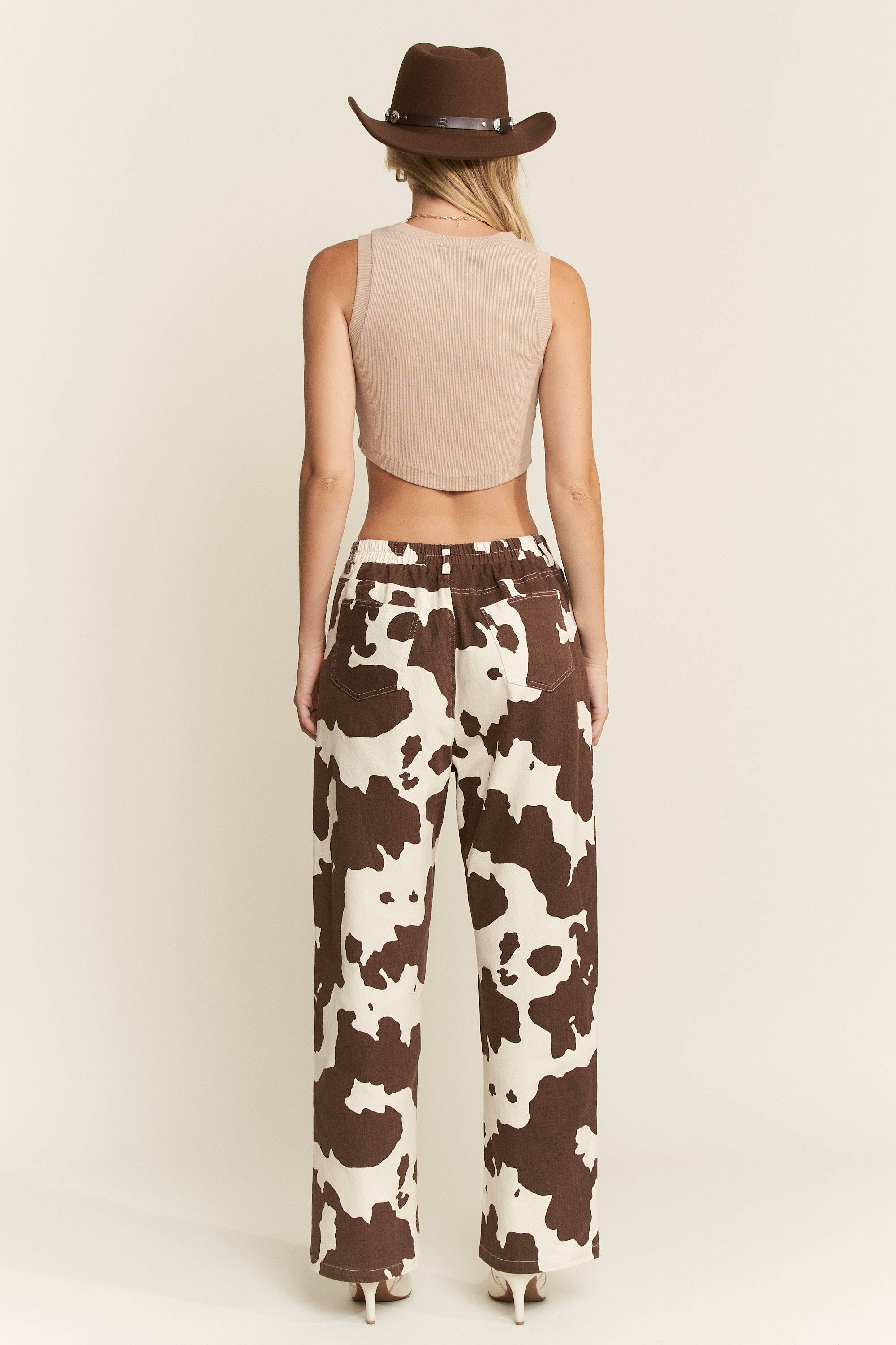 JADE BY JANE - Wholesale Jeans - Women's - COW PRINT DENIM PANTS11