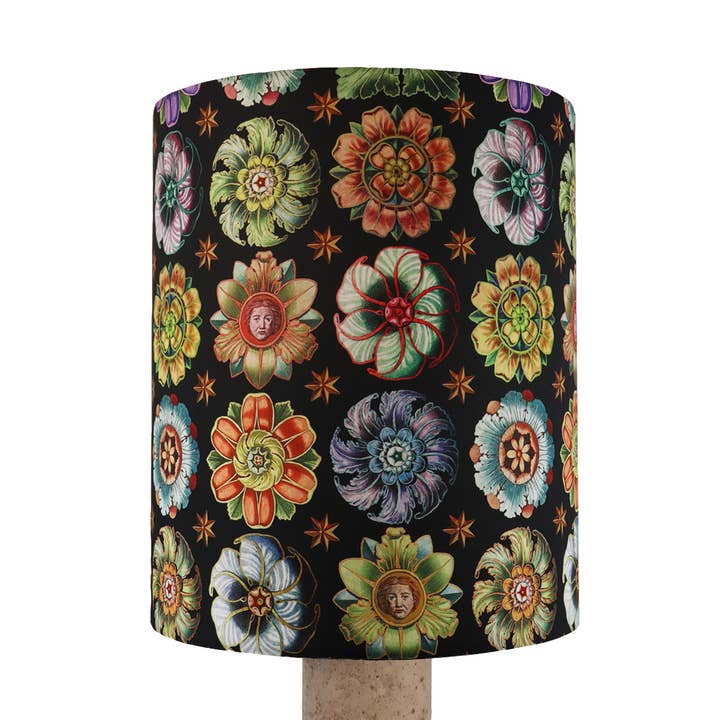 DRUM LAMPSHADE 30X36CM WITHOUT FRINGE ROSETTES for wholesale by Voglio Bene