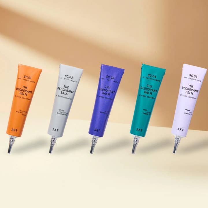 AKT London - Wholesale Deodorant - Unisex - Mini AKT Deodorant Balm SC.01- Orange Grove- aluminum-free