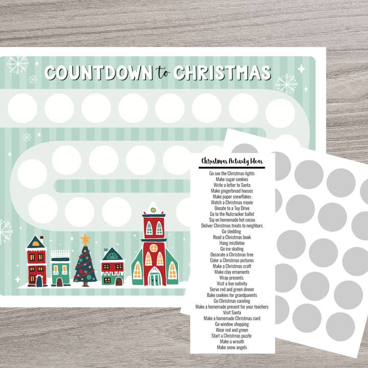Scratch OFF Christmas Advent Calendar | 2 Options for wholesale by Scratch Away
