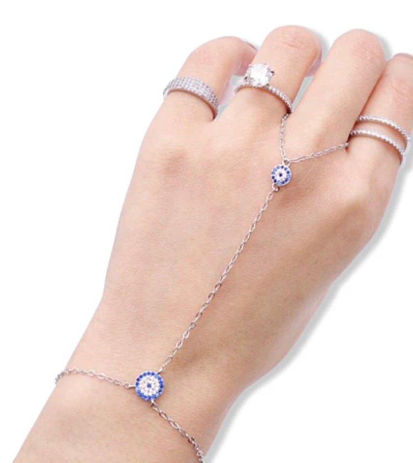 HoopLa – Großhandel Armband mit Charms/Anhängern – Evil Eye Handkette Armband3