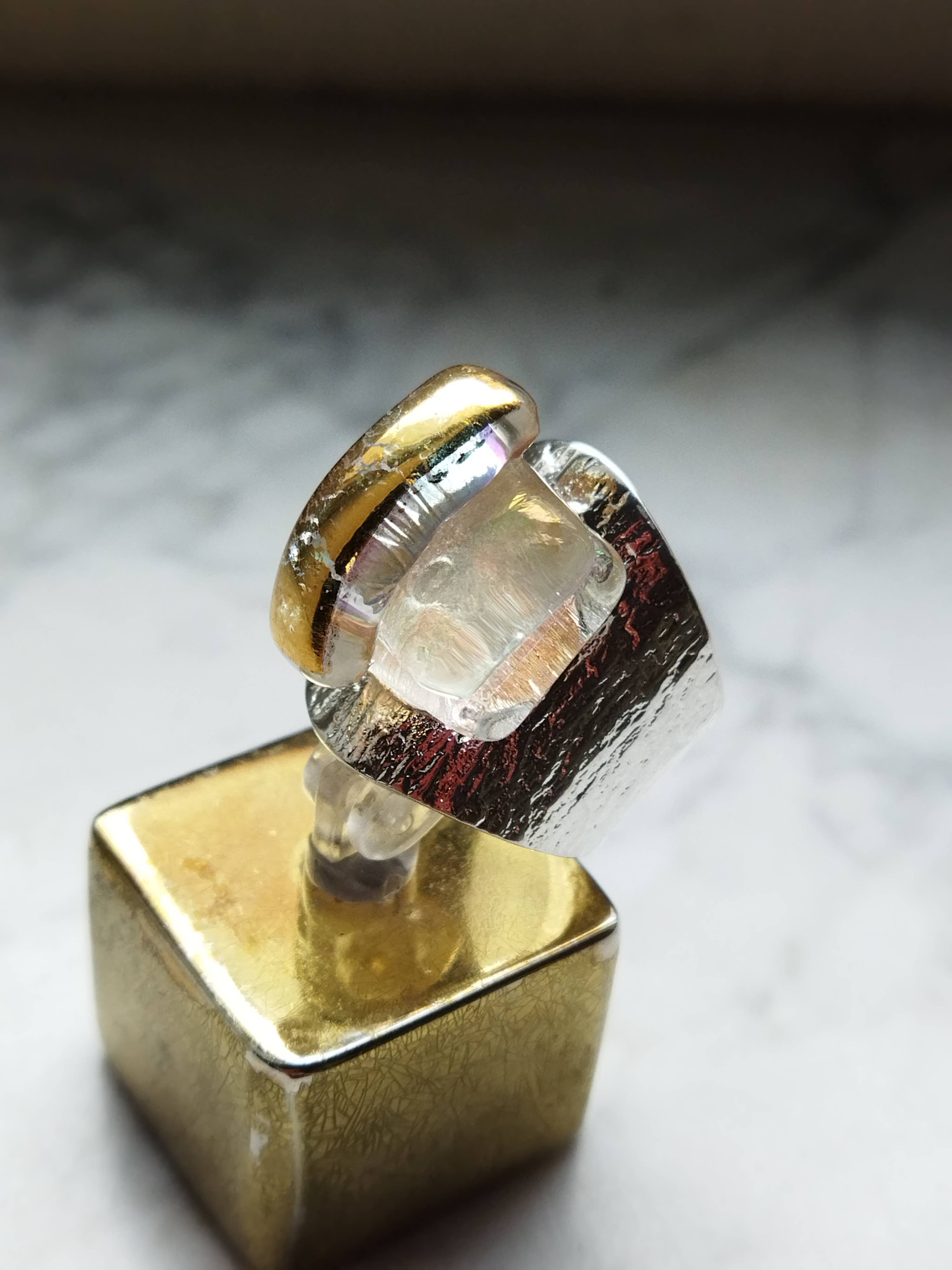 Rachel Ortiz – wholesale Cocktail/statement ring – Perla ALMA ring - Moonstone5