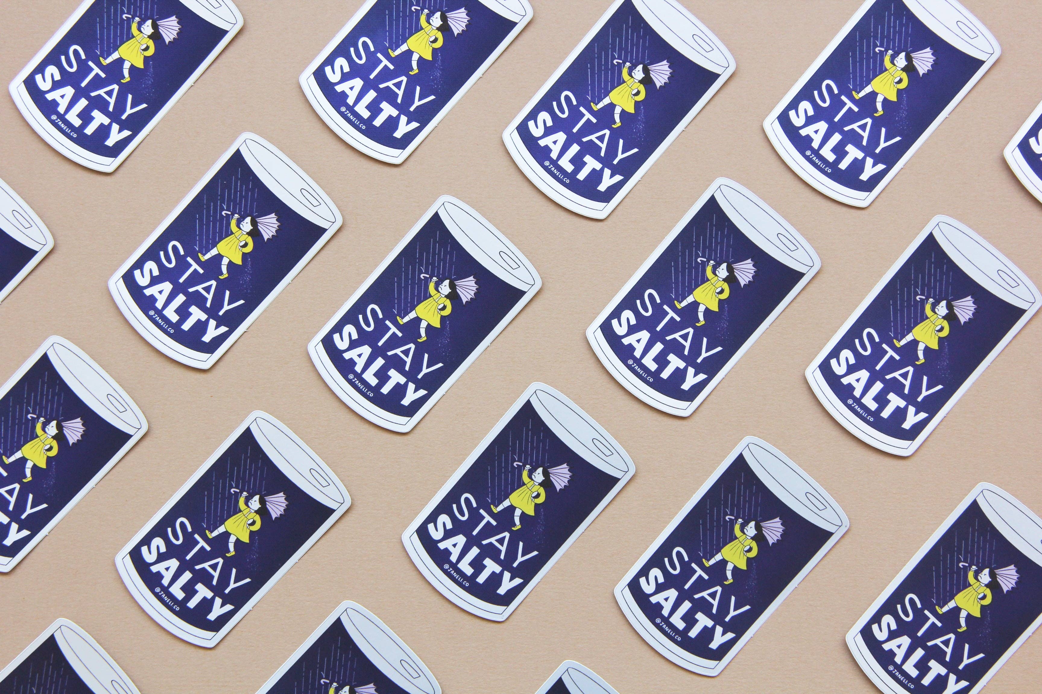 JaneLi.Co - Wholesale Sticker - Stay Salty Sticker1