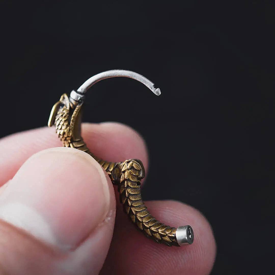 Coppertist.wu - Wholesale Hoop Earrings - Ouroboros Earrings9