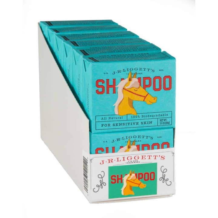 Shampooing pour chevaux, présentoir de 12 barres pour la vente par J.R.LIGGETT'S®