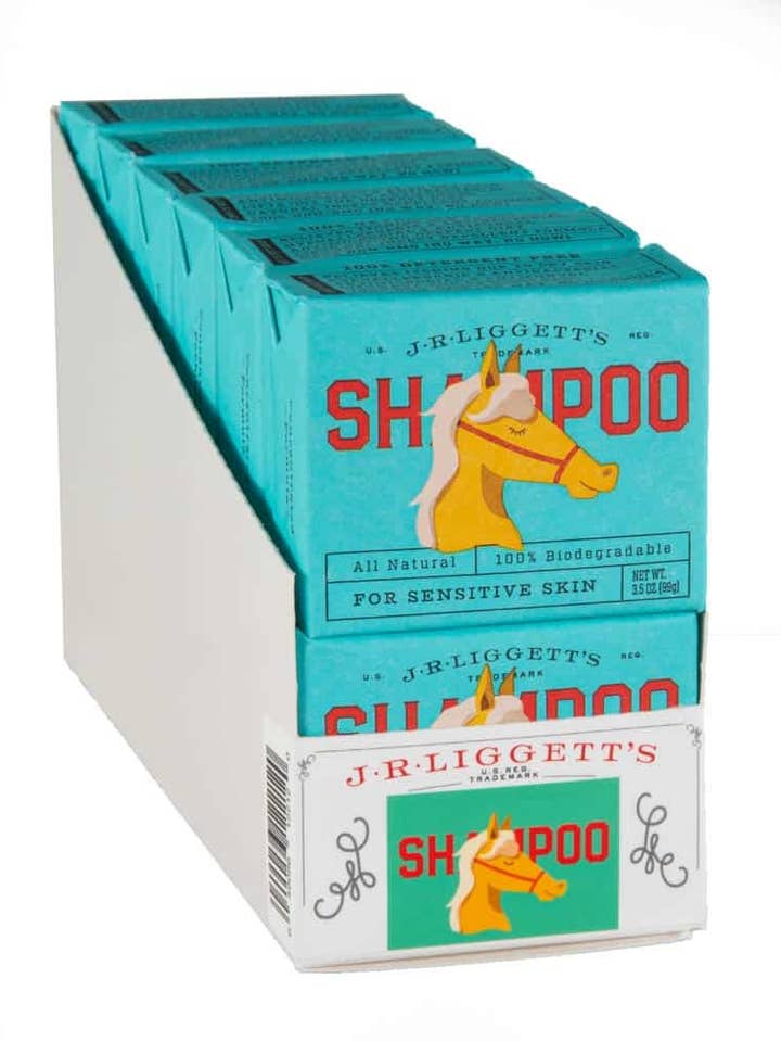 Horse Shampoo, 12 Bar Display for wholesale by J.R.LIGGETT'S®