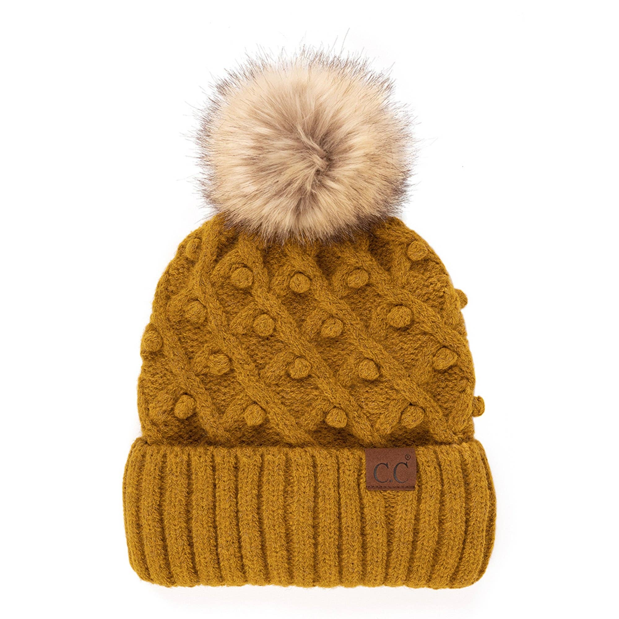 Truly Contagious – wholesale Mössa - Dam – CC Crafted Pom Detalj Mössa (HAT-3836)8