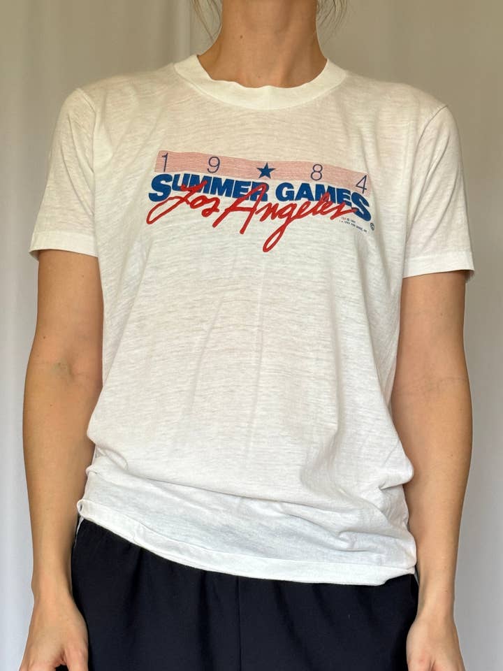 Camiseta dos Jogos Olímpicos de 1984 | Anos 80 por atacado de Elizabeth bay