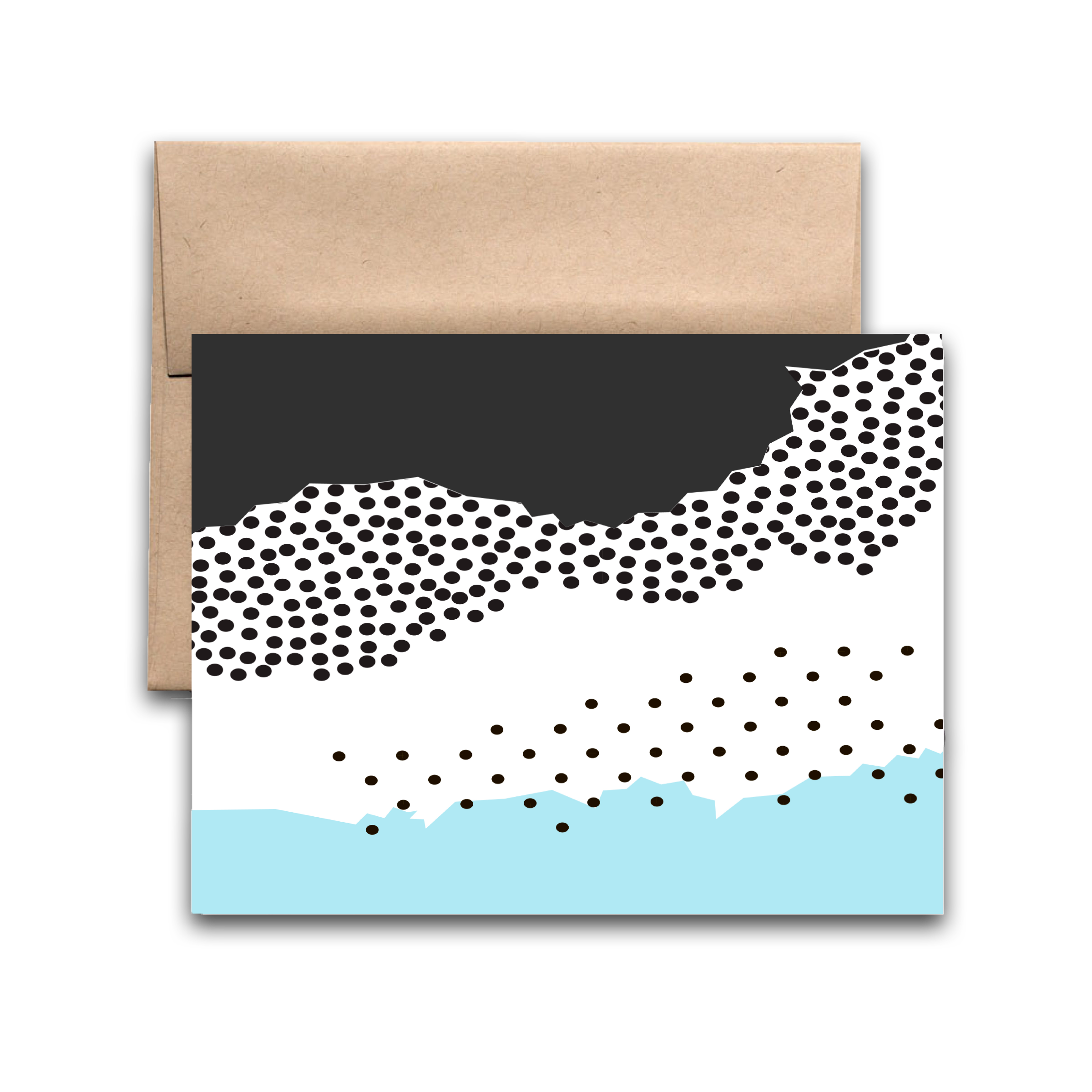 REMOVED BRAND - Wholesale Everyday Greeting Card - Black and Blue Greeting Card0