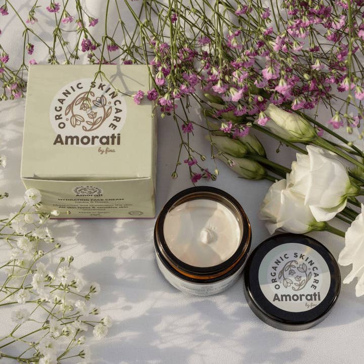 Crème hydratante pour le visage Jojoba & Rose BIO pour la vente par Amorati