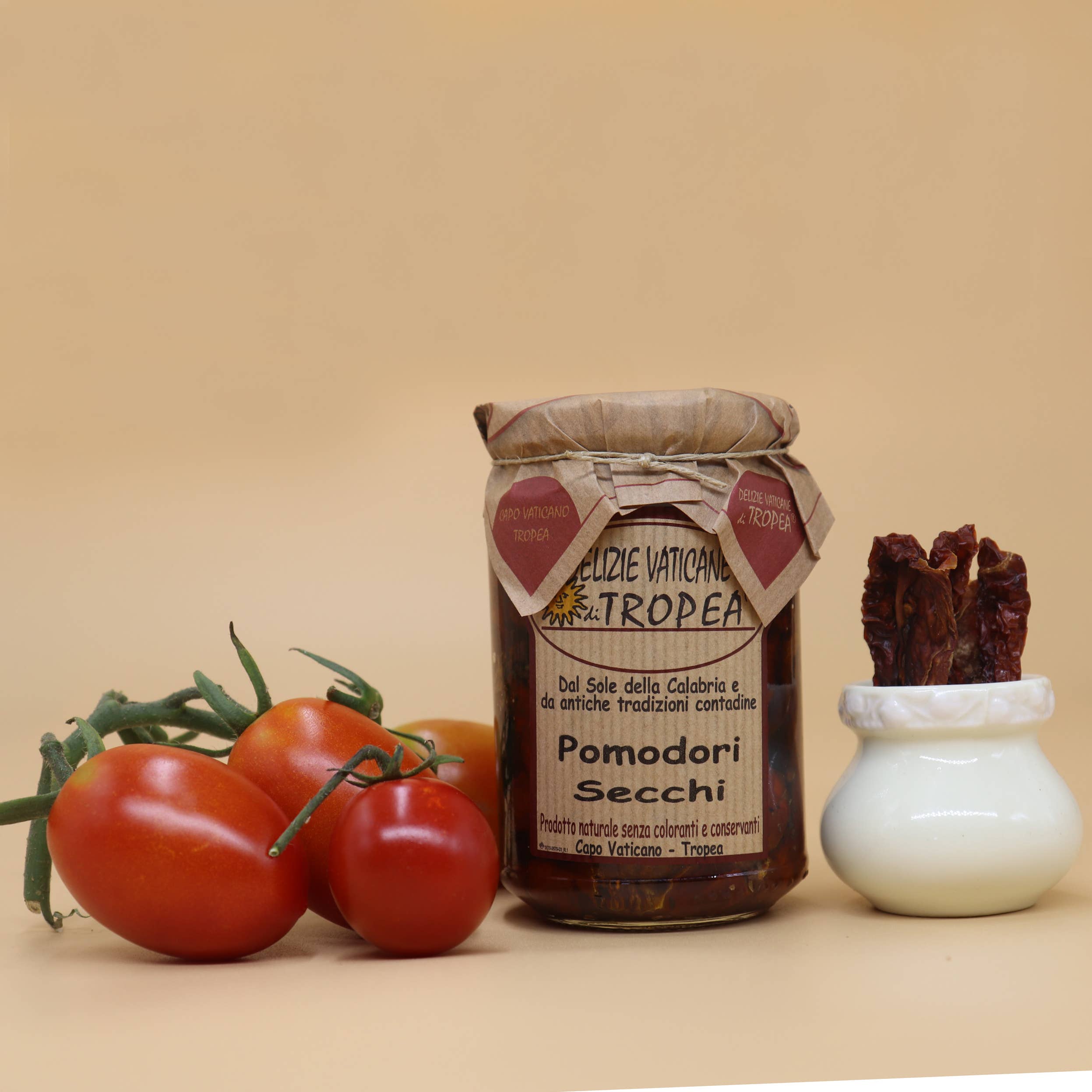 DELIZIE VATICANE DI TROPEA - Vendita all'ingrosso Salse - Pomodori Secchi Sott’olio  Salsa Gourmet Artigianali 280g 1