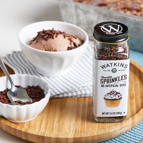 The Watkins Co. - Wholesale Sprinkles - Chocolate Decorating Sprinkles 3.5 oz4