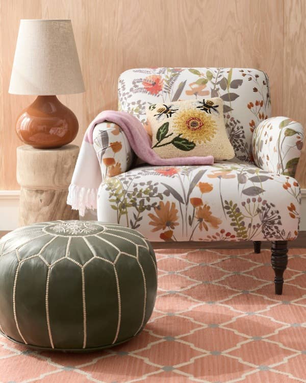 DarKech - Vente Pouf - Repose-pieds en cuir marocain, pouf fait main11