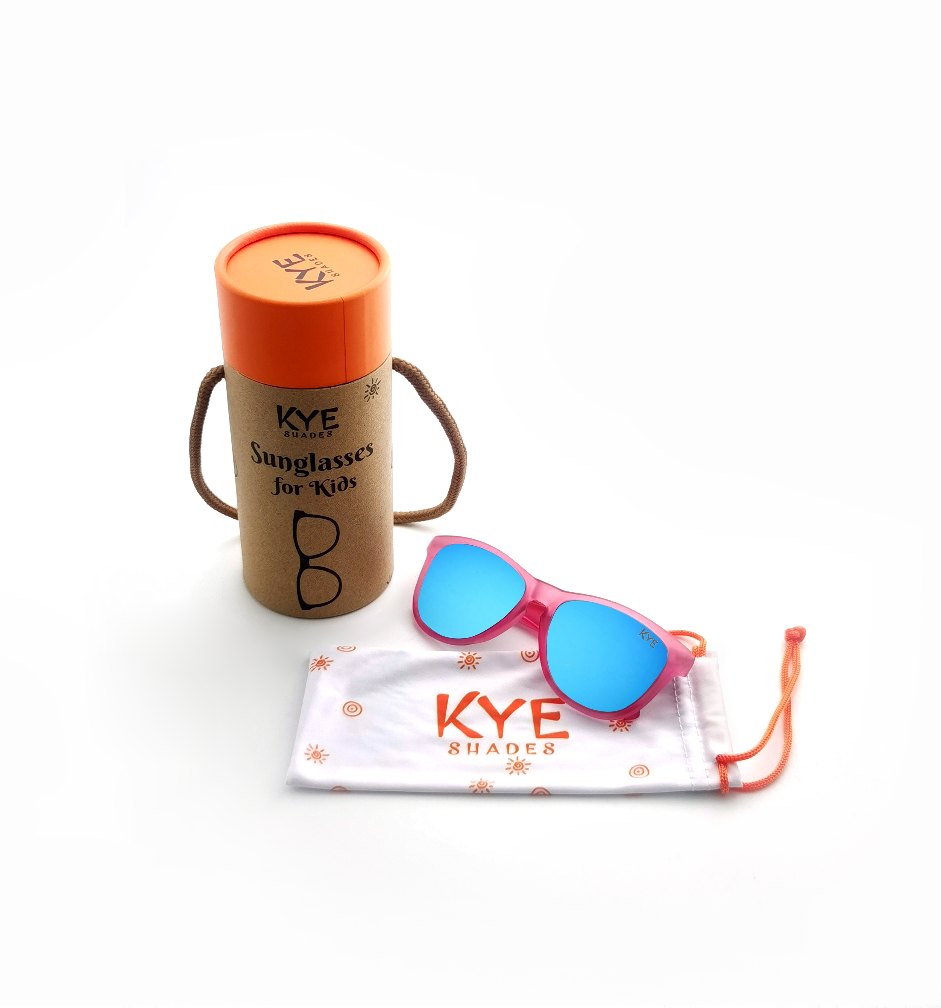 Kye Shades - Wholesale Sunglasses - Kids - Kids Polarized Sunglasses | Pink Flamingo - Fits Ages 3-70