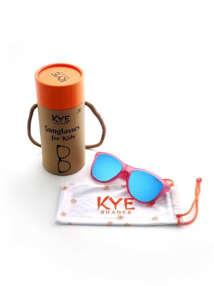 Kids Polarized Sunglasses | Pink Flamingo - Fits Ages 3-7 for wholesale by Kye Shades